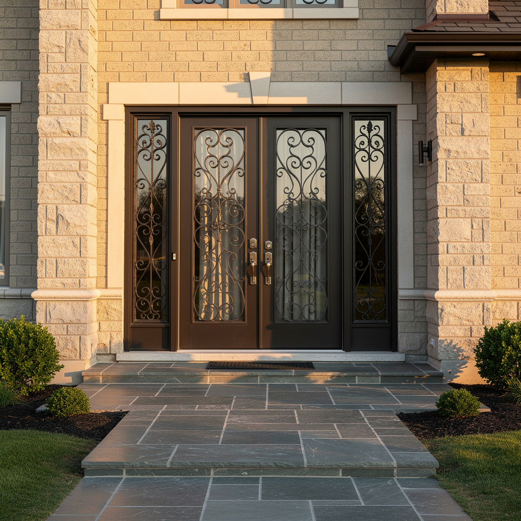 Verrelux decorative iron front entry